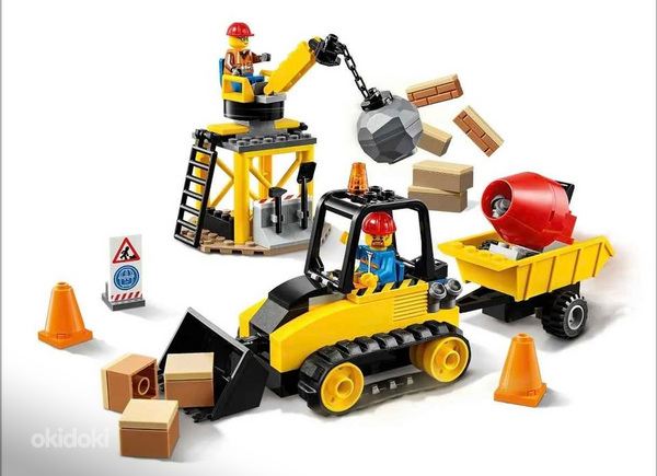 60252 LEGO City Ehitusbuldooser haagisega