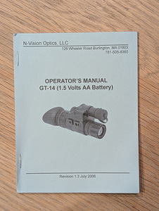 Gt14 night vision monocular (6 foto / 9)