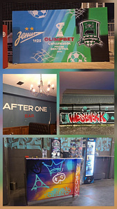 Graffiti kunstnik seinamaalingute kujundamine (9 foto / 10)