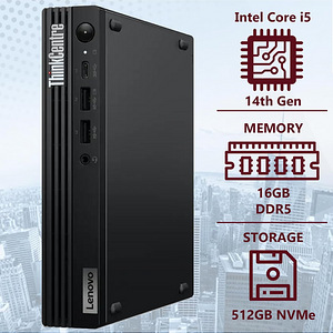 Lenovo ThinkCentre M70q Gen 5 Tiny i5-14500T / 16GB / 512GB (3 foto / 5)