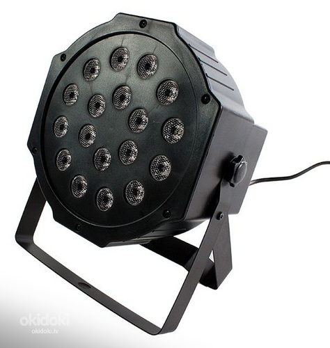 Светильники для дискотек - колорофон 18 RGB LED (PZD64A) (фото #5)