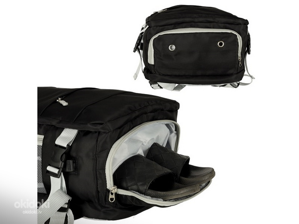 Дорожный рюкзак для самолета, водонепроницаемый, USB 45x16x28см (фото #9)