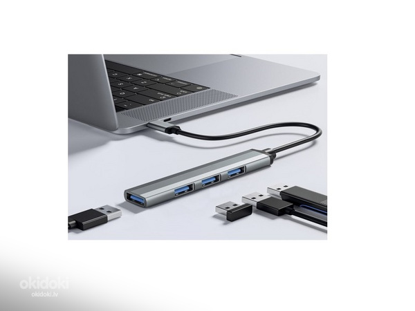 USB-концентратор - 4 порта 3.0 + 2.0 Izoxis (P21940) (фото #2)