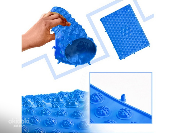 Сенсорно-массажный коврик синий (6356_1) (фото #3)