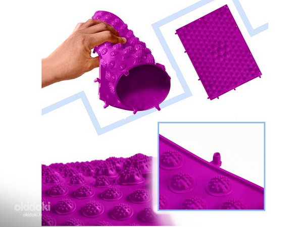 Коврик сенсорно-массажный фиолетовый (6356_5) (фото #4)