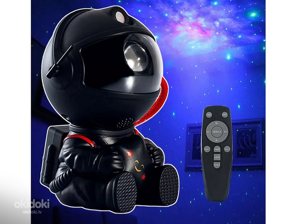 Zvaigžņu projektors - LED zvaigzne Astronauts melns (PAK235C (foto #2)