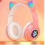 Беспроводные наушники Bluetooth Cat pink (PZS7C) (фото #4)
