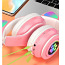 Bezvadu austiņas Bluetooth Kaķis rozā (PZS7C) (foto #5)