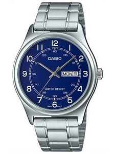 CASIO Vīriešu rokas pulkstenis MTP-V006D-2B (ZD210H) + BOX (2 foto no 5)