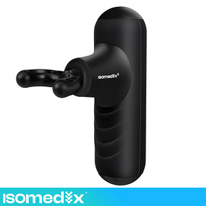 Mini masāžas pistole 4 uzgaļi melna (P27311) (3 foto no 10)