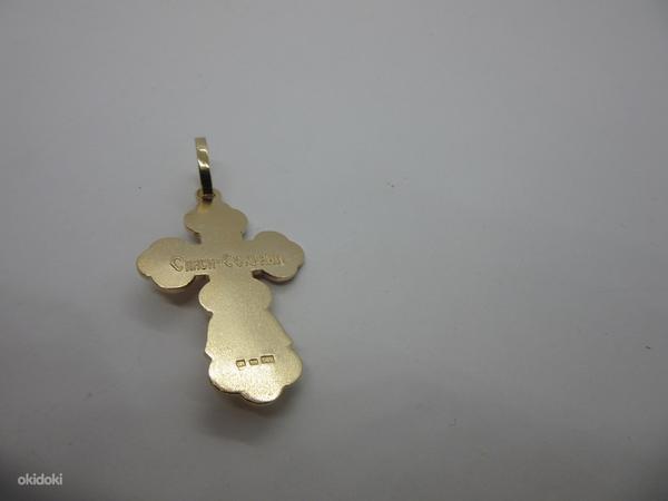 Новый золотой крестик 10,90gr. (фото #2)
