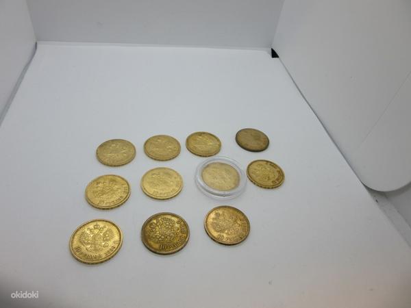 Царь-10-рублей-золотые монеты-1899 г. (фото #3)