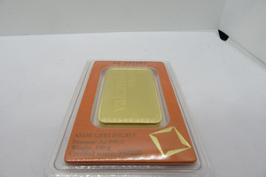 999,9 kuldplaat Valcambi 100 grammi (4 foto / 5)