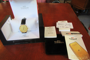 Kuld Tissot kuldkäekell meestele (1 foto / 8)
