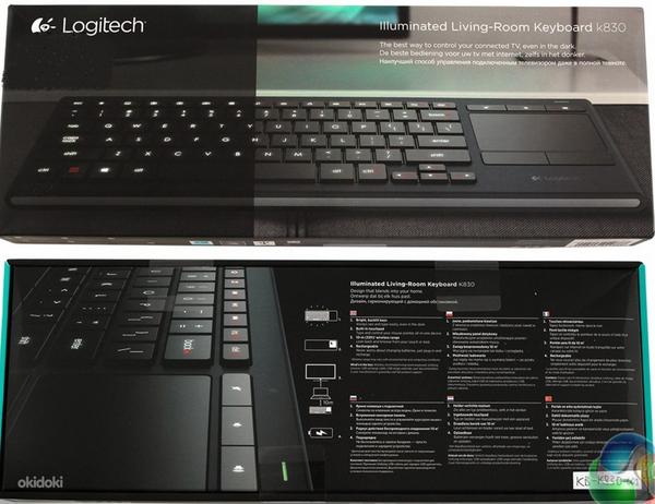 Logitech K830 Illuminated Wireless Keyboard (foto #1)