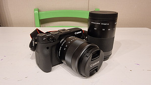 Canon EOS M3+2 objektiivi