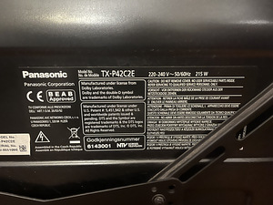Panasonic TX-P42C2E teler (3 foto / 3)