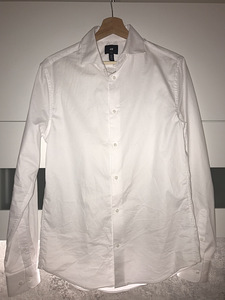 Как новый белый рубашка H&M 175 S (6 фото из 6)