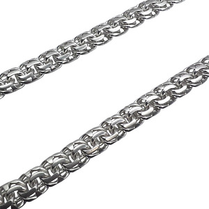 Handmade Bismarck Matte Box Chain 925 Sterling Silver (5 foto / 6)