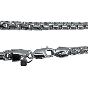Handmade Rounded Bismarck chain 925 Sterling Silver (5 foto / 7)