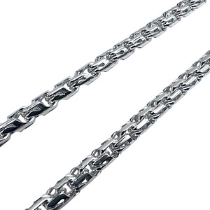 Handmade Rounded Bismarck chain 925 Sterling Silver (6 foto / 7)