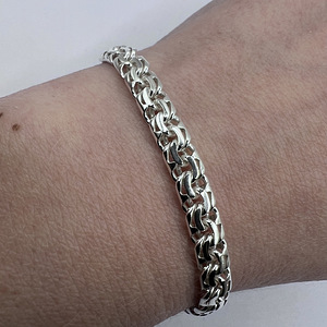 Handmade Bismarck bracelet 925 Sterling Silver (2 foto / 6)