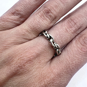 Handmade Anchor Ring 925 Sterling Silver (4 foto / 6)