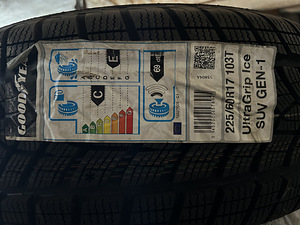 225/60R17 103T Goodyear UltraGrip Ice SUV GEN-1 lamellid (2 foto / 5)