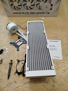 Valge vesijahutus Thermalright 360mm (Ideaalne valge arvutik (5 foto / 9)