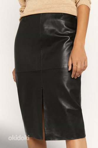 Uus OASIS nahkseelik leather pencil skirt s. UK16 (foto #2)