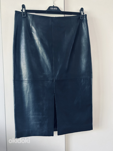 Новая кожаная юбка-карандаш OASIS. Великобритания16 (фото #4)