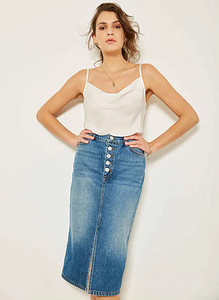 MINT VELVET Indigo Denim Pencil Skirt, teksaseelik UK18, XL (1 foto / 10)