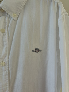 GANT laste valge triiksärk 100% cotton 158-164 cm (2 foto / 9)