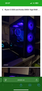 Ryzen 5 5500 and Nvidia 3060ti 16gb RAM 1tb m2 (2 foto / 6)