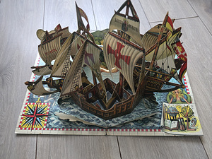 Vintage raamat "Kuidas Columbus Ameerika avastas" (1 foto / 2)