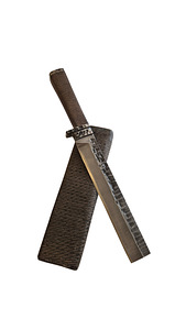 Hand-Forged Brutalist Survival Knife- 80CrV2 Steel- Rustic g (1 foto / 10)