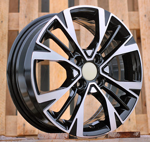 R15x6  4X100  ET  51  54.1  Y1127  Black Polished (MB)  For KIA  (R+L1) (1 foto / 1)