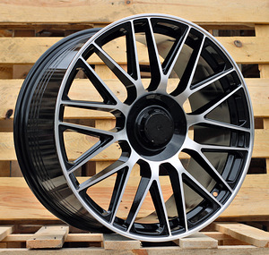 R19x8.5  5X112  ET  40  66.6  Y0207  (FBX161)  Black Polished (MB)  For MER  (Z5+K3)  (HYBRID FORGED Rear+Front) (1 foto / 1)