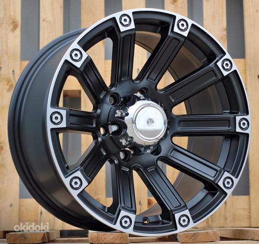 R17x8.5  6X139.7  ET  0  110.1  Y0210  Black Half Matt (BLHM)  For 4X4  (L6)