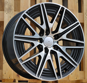R19x8.5  5X112  ET  52  66.6  Y0102  Black Polished (MB)  For MER  (K2)  (NEW Model C-Class (Front+Rear)) (1 foto / 1)