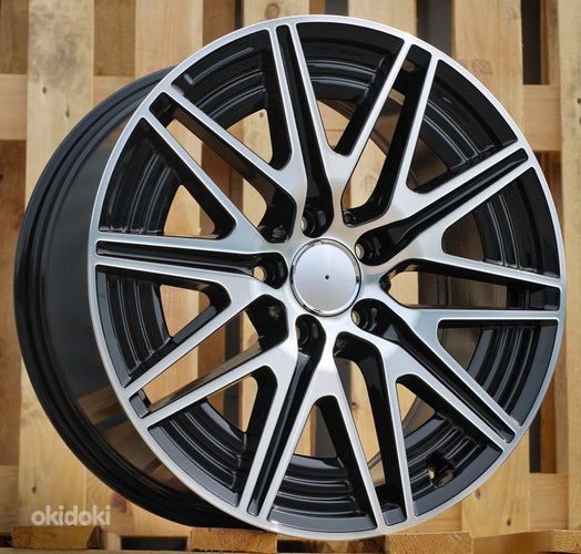 R18x7.5  5X112  ET  40  66.5  Y0102  Black Polished (MB)  For MER  (K2+K4)  (NEW Model C-Class (Front+Rear))