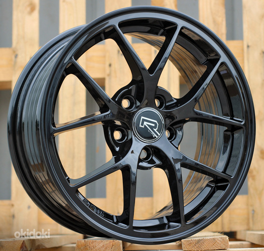 R15x6.5  5X112  ET  40  66.6  Y0134  Black (BL)  For RACIN  (R)