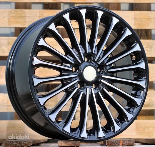 R18x8  5X108  ET  55  63.4  Y0056  Black Polished (MB)  For FORD  (R)
