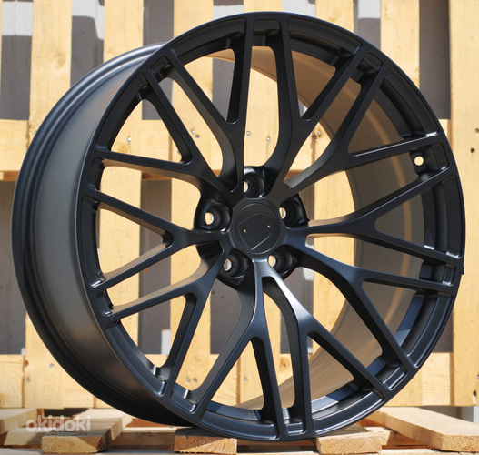 R20x9  5X112  ET  26  66.5  XFRGW5697  Black Matt (BM)  For PORCH  (K3)  (FORGED (Rear+Front))