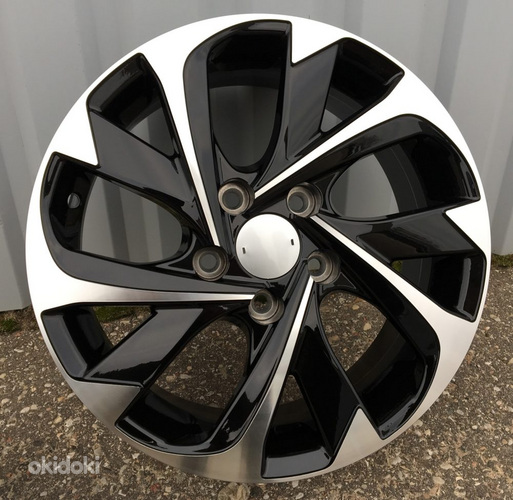 R16x6.5  5X100  ET  40  54.1  XFE89  Black Polished (MB)  For TOYOT  (R)