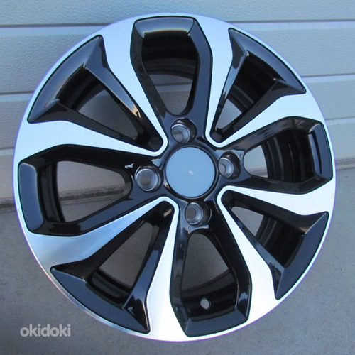 R15x6  4X100  ET  45  54.1  XF275  Black Polished (MB)  For HYUND  (P1)