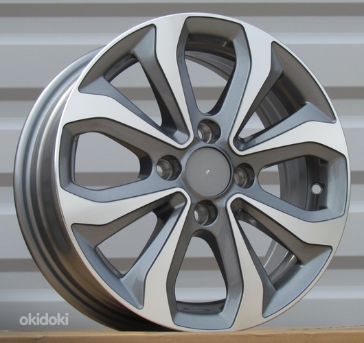 R15x6  4X100  ET  45  54.1  XF275  Grey Polished (MG)  For HYUND  (D3)
