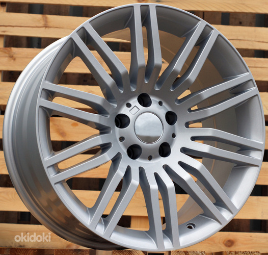 R19x9.5  5X120  ET  20  72.6  XF528  (BK159)  Silver Shining (SS)  For BMW  (K4)  (Rear+Front)