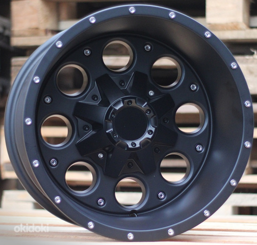 R15x8  6X139.7  ET  0  110.1  XF161  Black Matt (BM)  For 4X4  (D1)