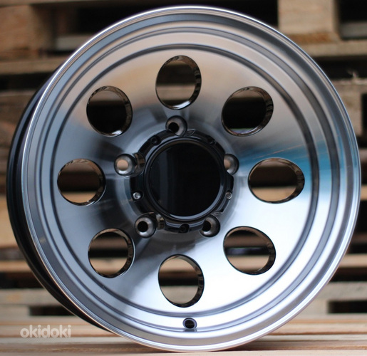 R15x8  5X139.7  ET  M27  110.1  XF171  Black Polished (MB)  For 4X4  (R)